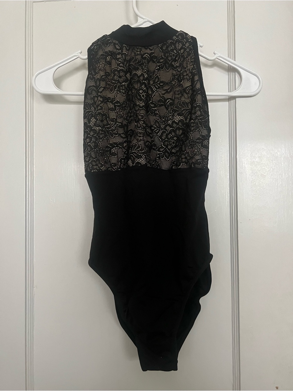 Bloch Black Lace-Back Dance Leotard